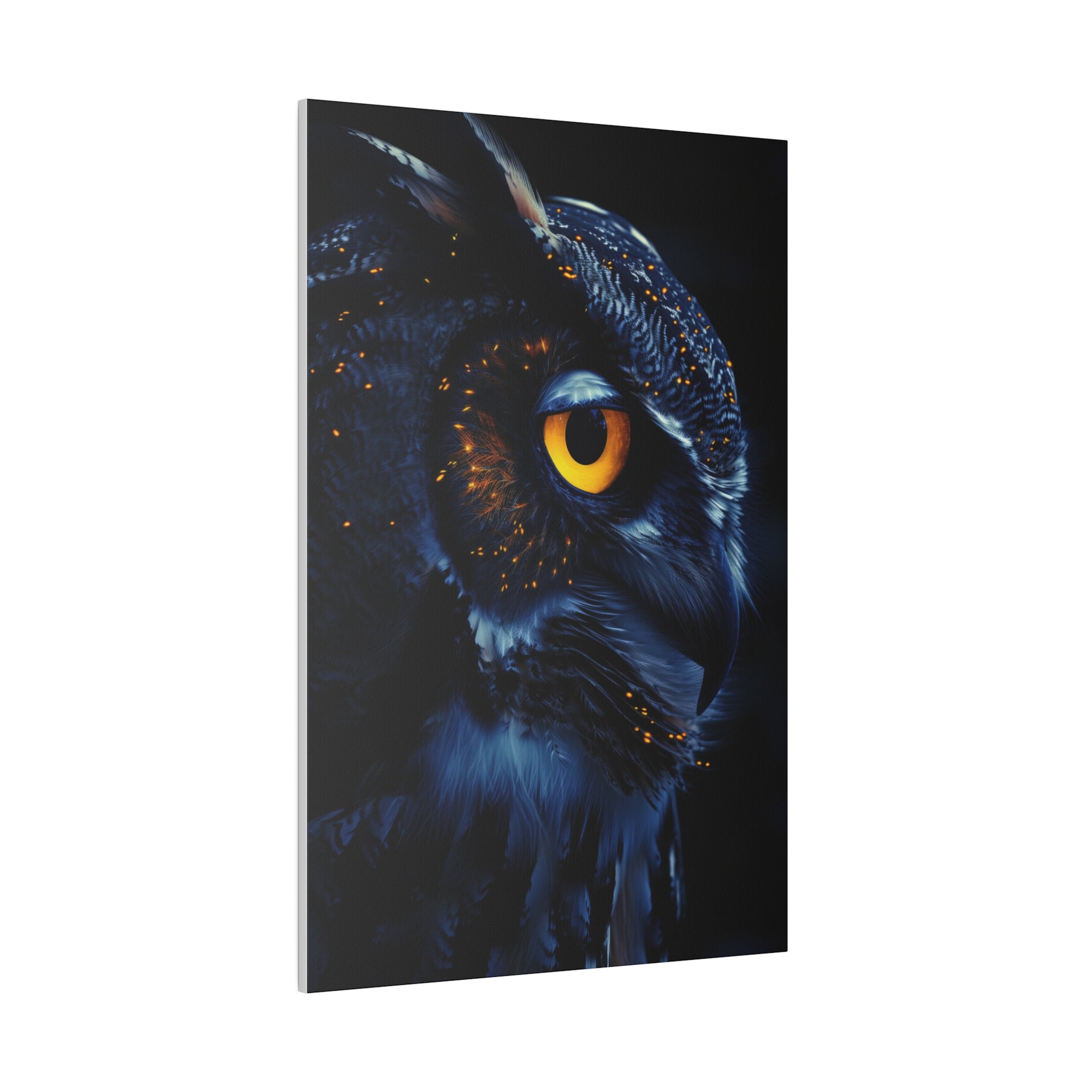 Owl's Majesty - Wildlife Wall Art - Vertical Canvas - WA277