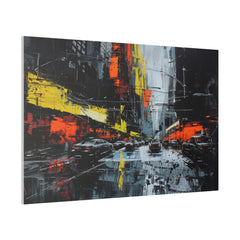 Metropolitan Glow - Abstract Wall Art - Horizontal Canvas - WA221