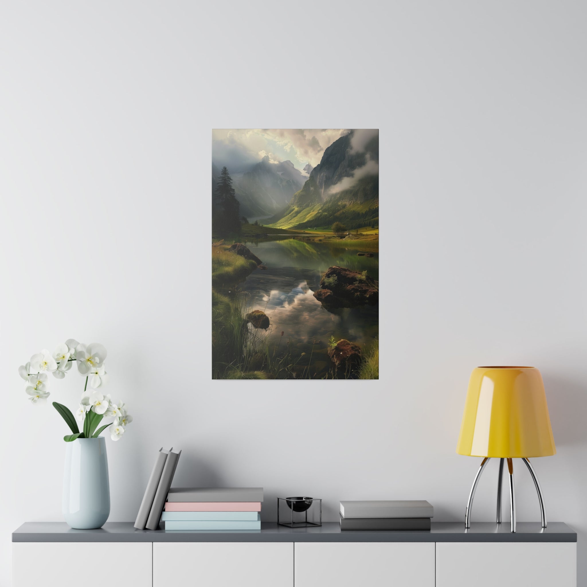 Whispers of the Alps - Nature Wall Art - Vertical Canvas - WA327