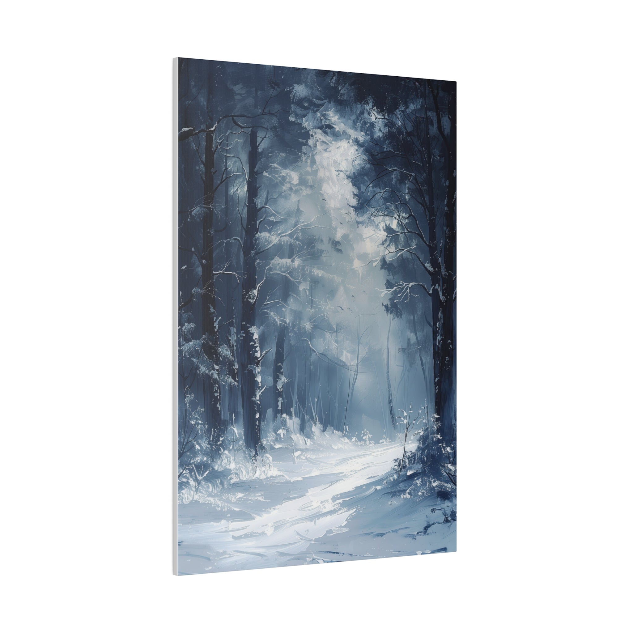 Chill of Winter - Nature Wall Art - Vertical Canvas - WA331