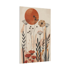 Flowers Wall Art - Botanical Wall Art - Vertical Canvas - WA53