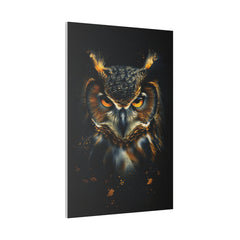 Owl's Splendor - Wildlife Wall Art - Vertical Canvas - WA276