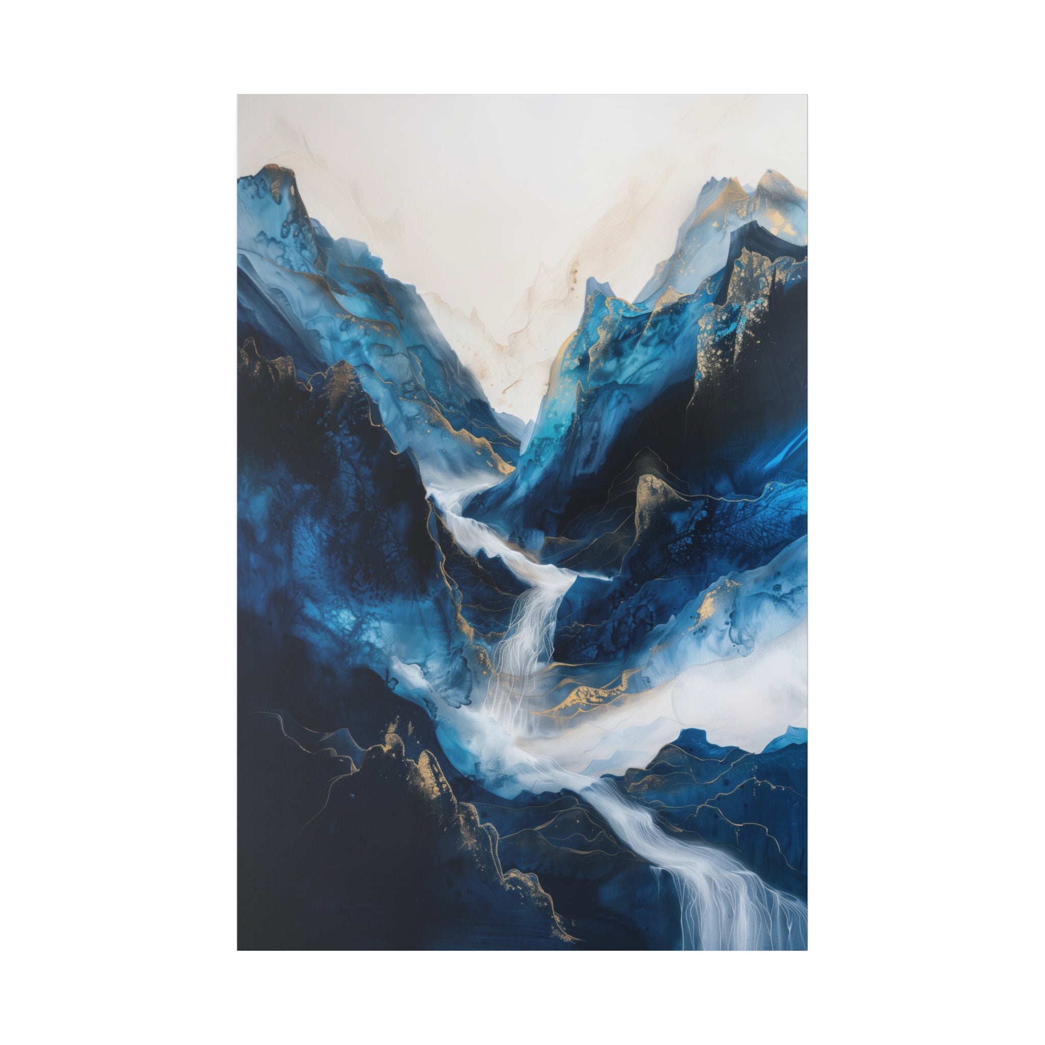 Ethereal Flow - Abstract Wall Art - Vertical Canvas - WA226