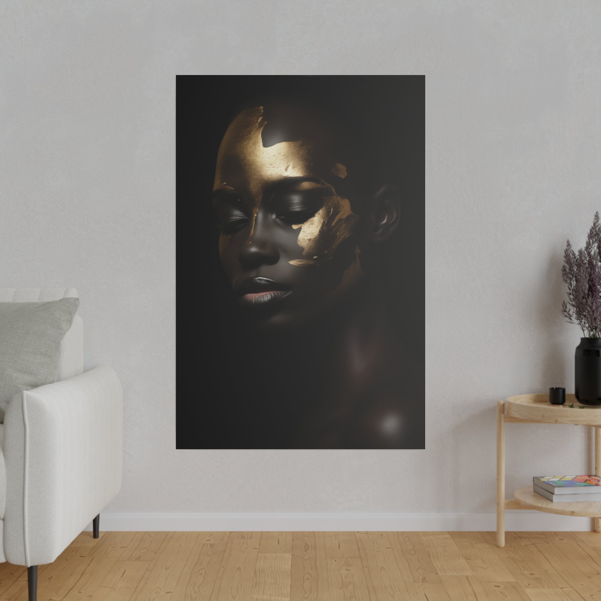 Woman in Gold - Luxury Themed Canvas - Vertical Canvas - WA67