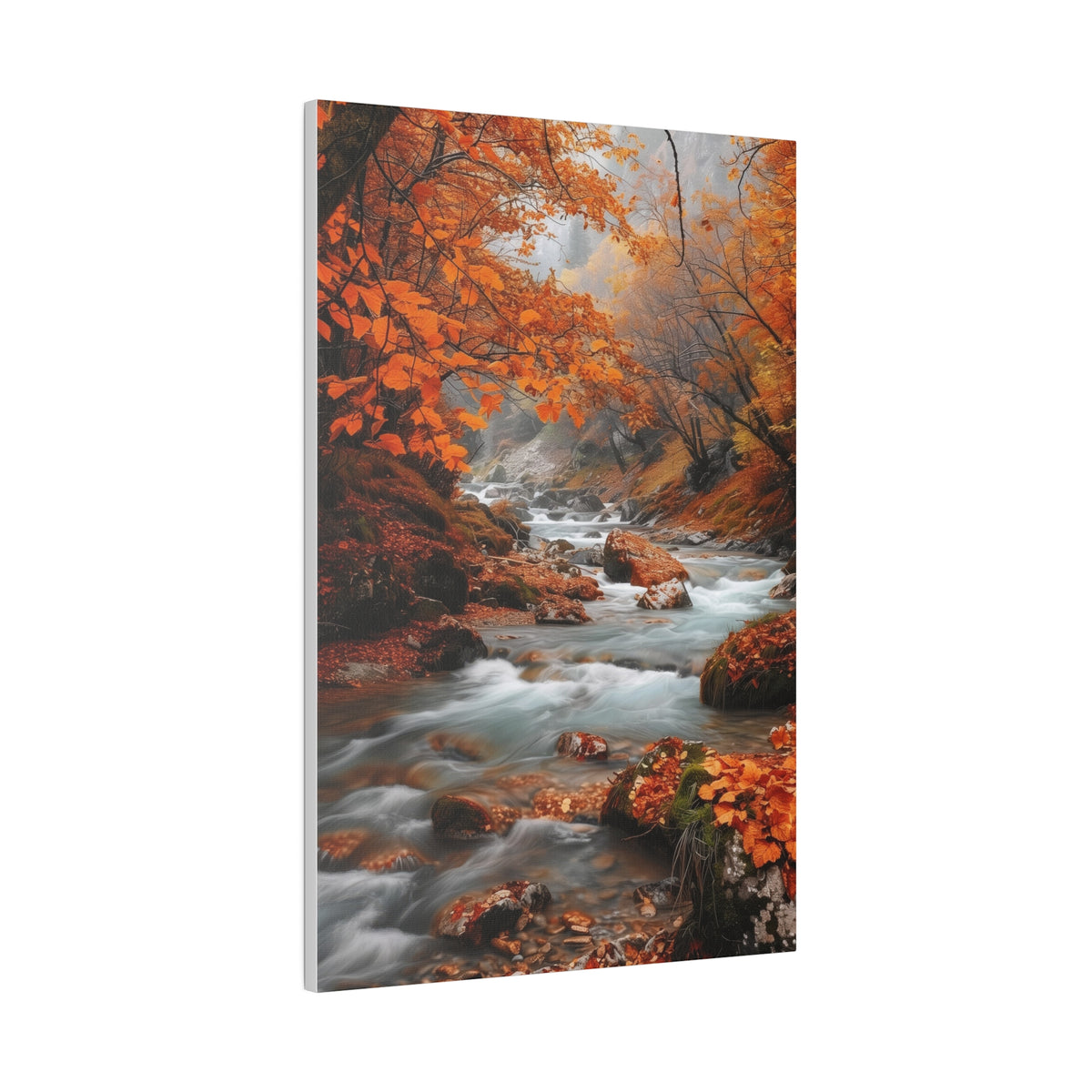 Autumn's Embrace - Nature Wall Art - Vertical Canvas - WA316