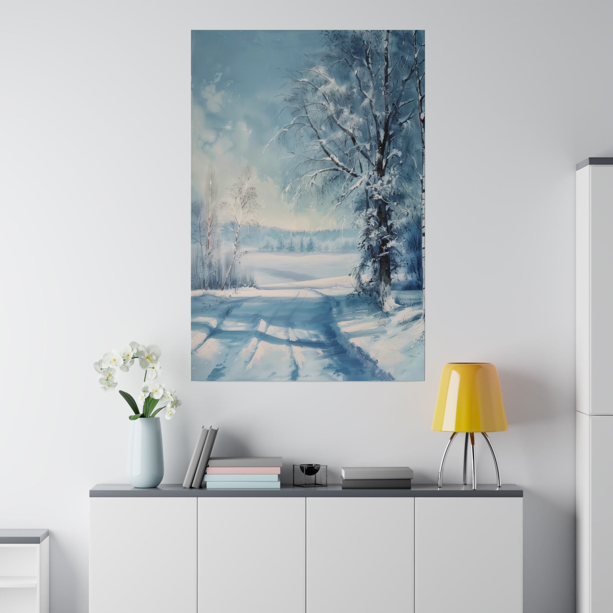 Endless Winter - Nature Wall Art - Vertical Canvas - WA332