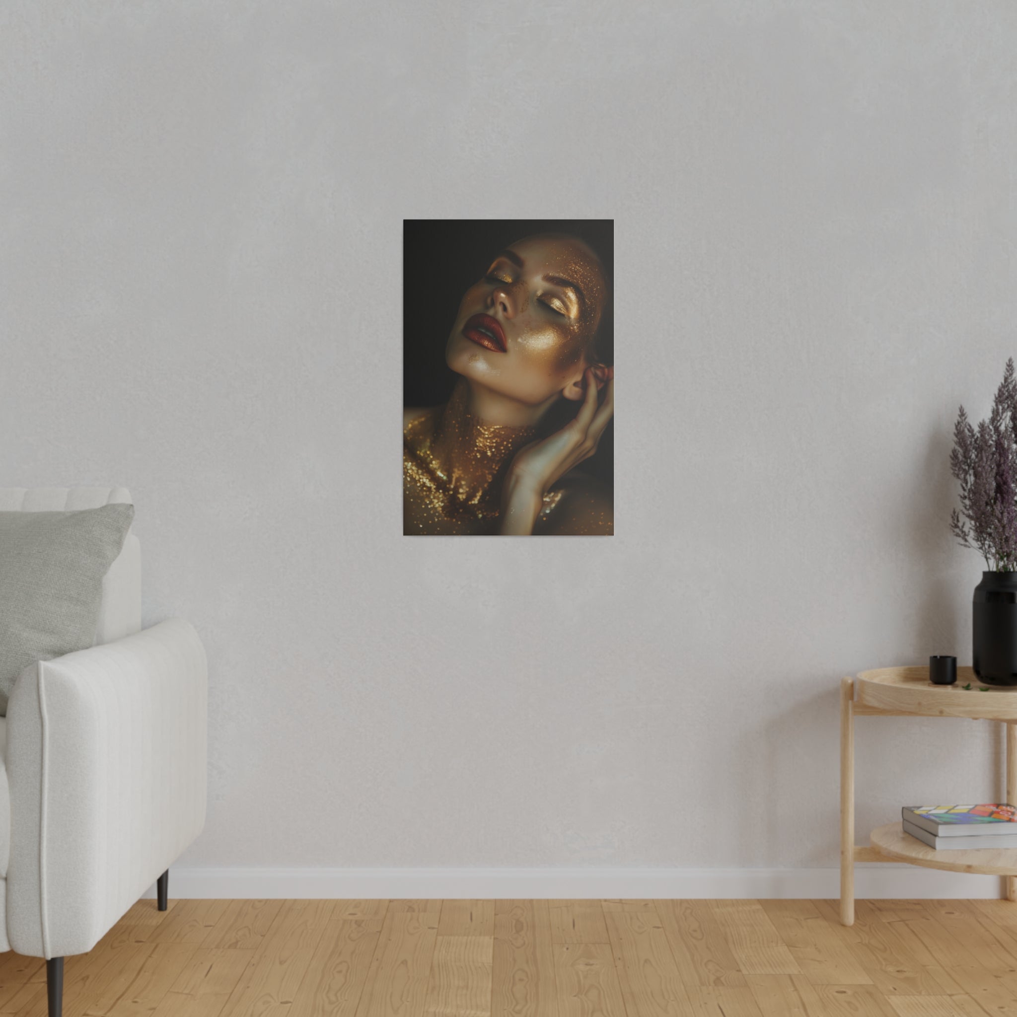 Woman in Gold - Luxury Themed Canvas - Vertical Canvas - WA77