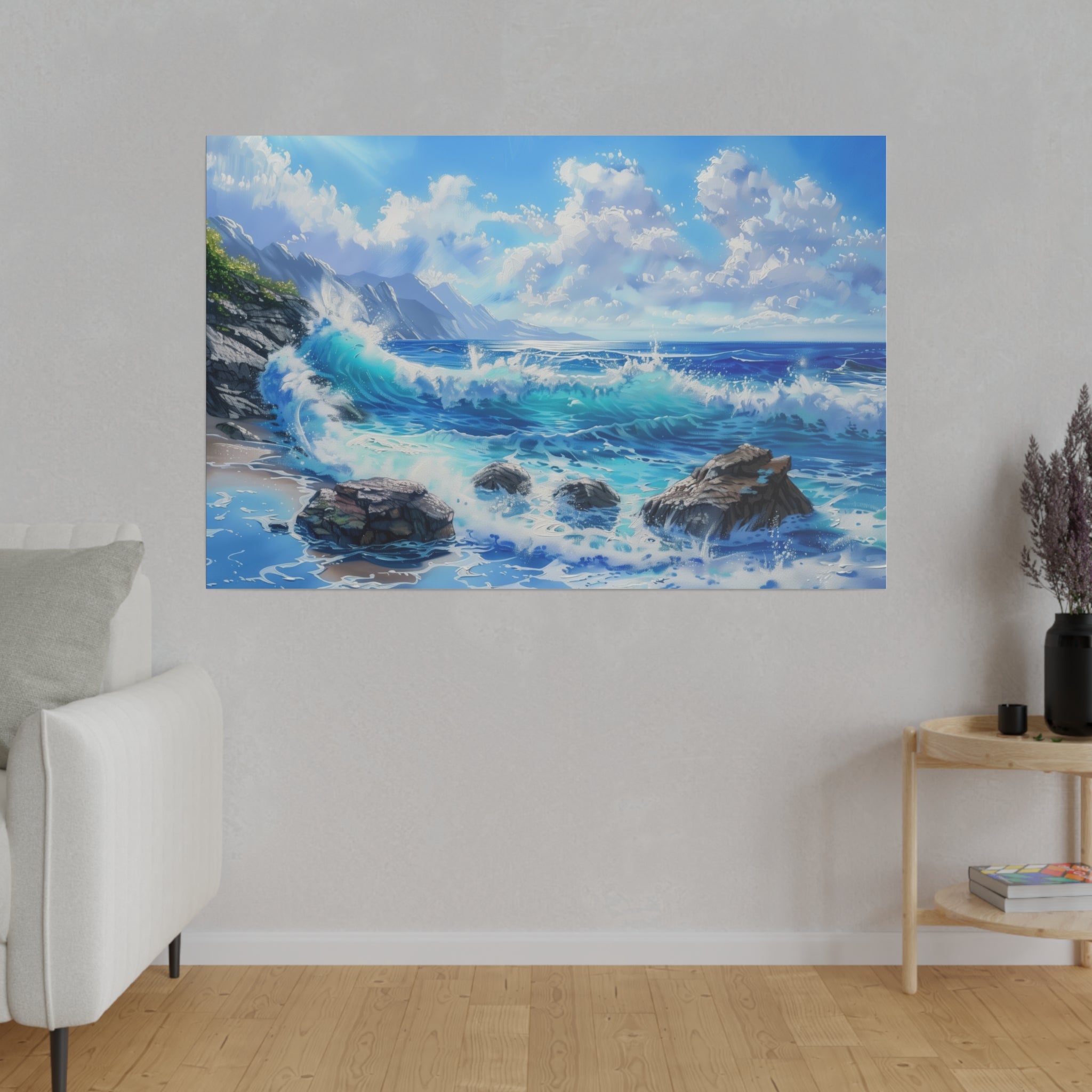 Ocean Wall Art - Horizontal Canvas - WA175