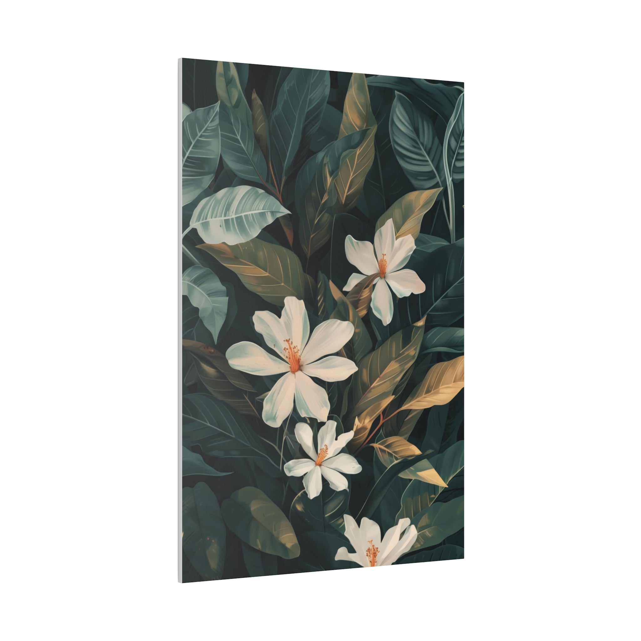 Flowers Wall Art - Botanical Wall Art - Vertical Canvas - WA63