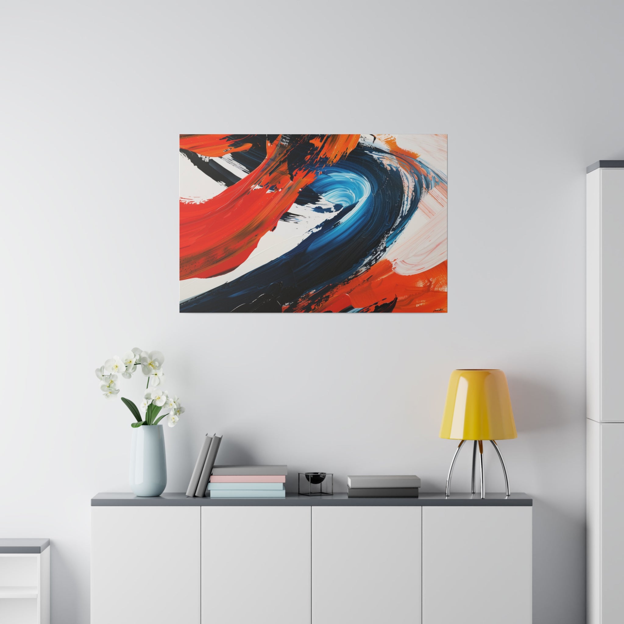 Vivid Motion - Abstract Wall Art - Horizontal Canvas - WA206