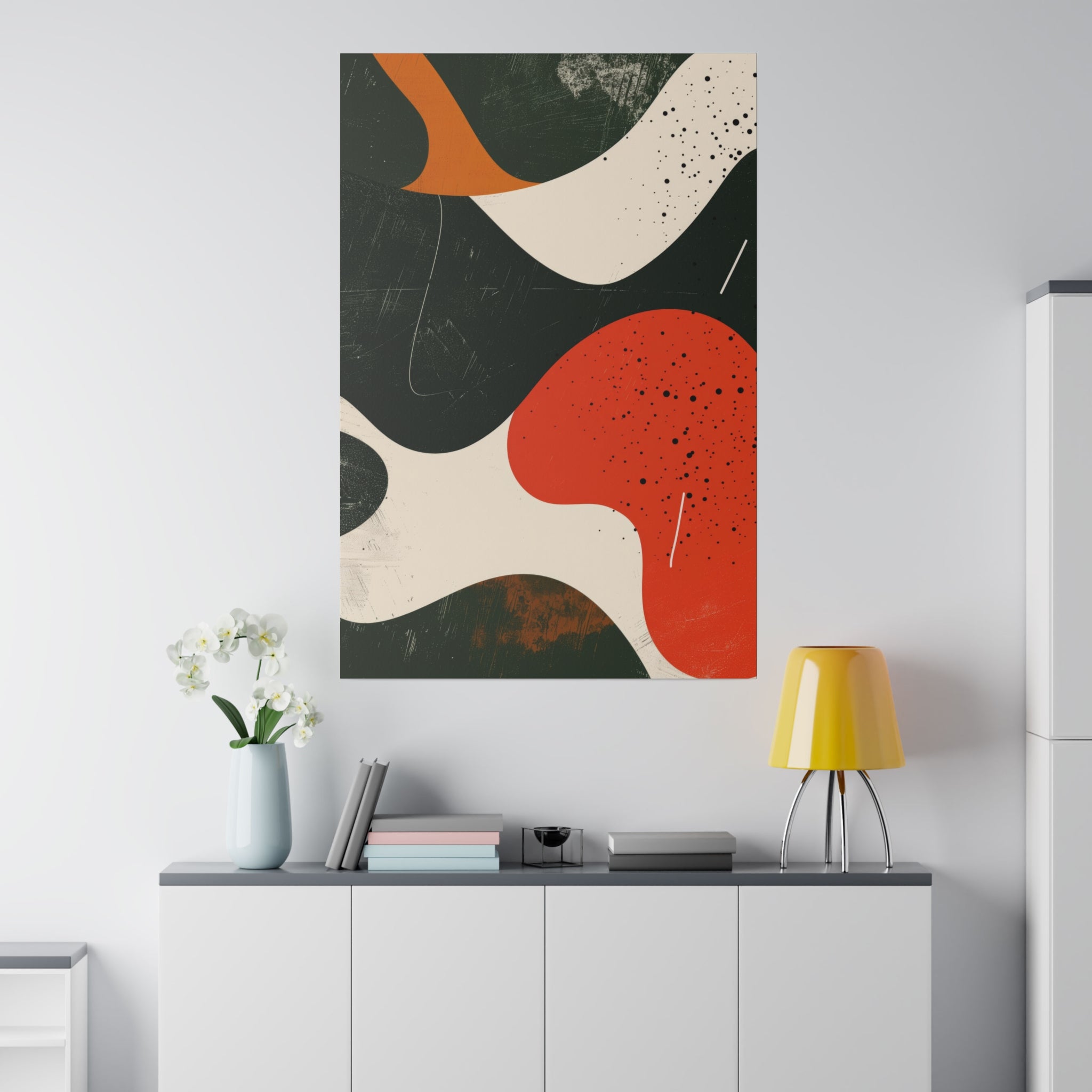 Abstract Wall Art - Vertical Canvas - WA16