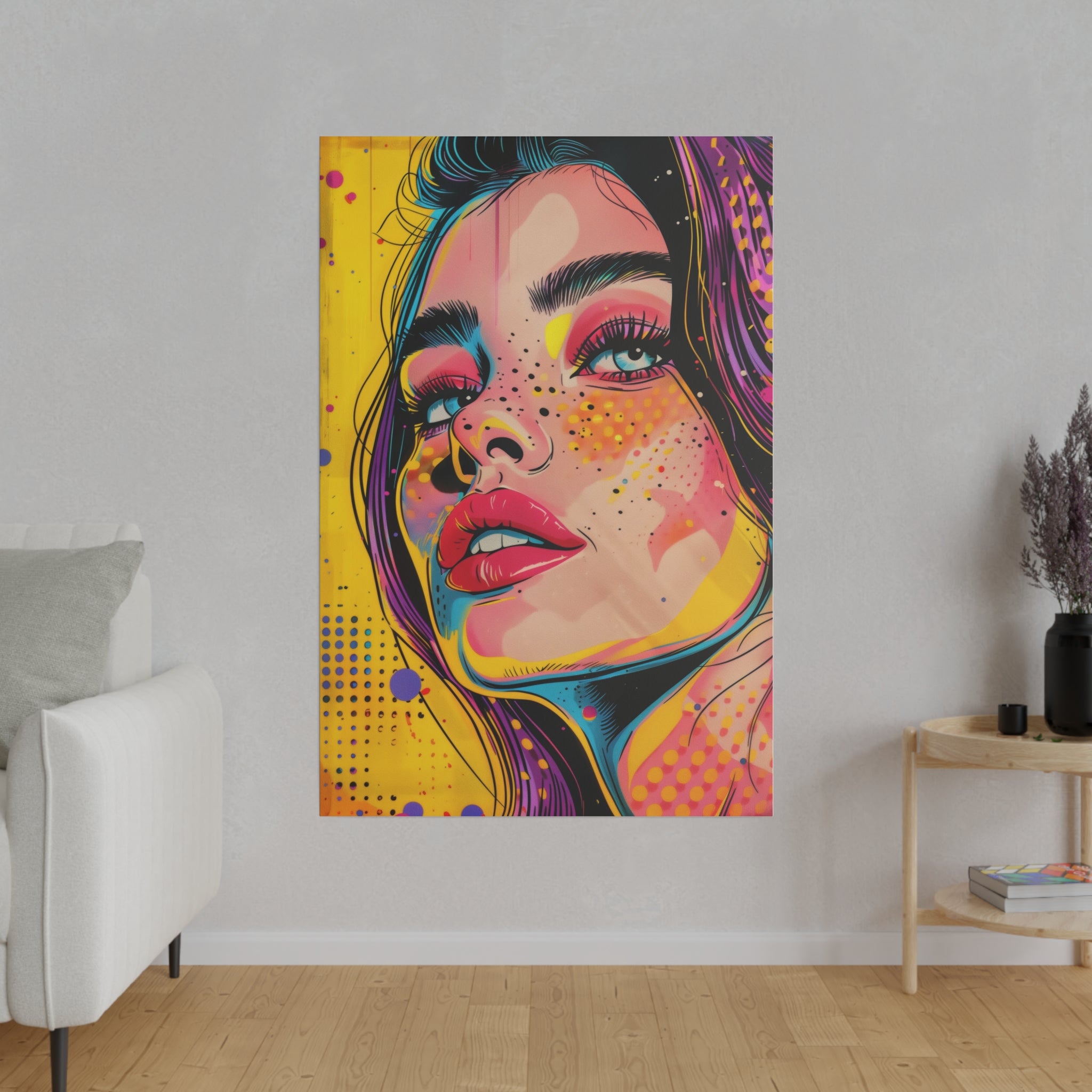 Pop Wall Art - Vertical Canvas - WA113