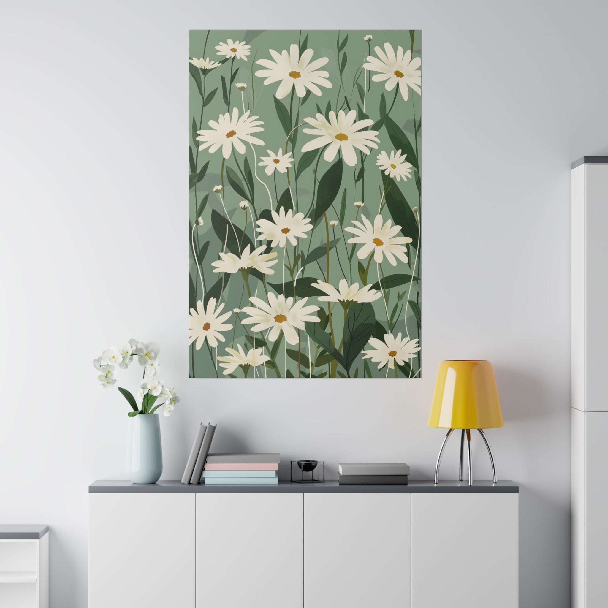 Flowers Wall Art - Botanical Wall Art - Vertical Canvas - WA64