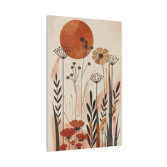 Flowers Wall Art - Botanical Wall Art - Vertical Canvas - WA53