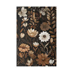 Flowers Wall Art - Botanical Wall Art - Vertical Canvas - WA46