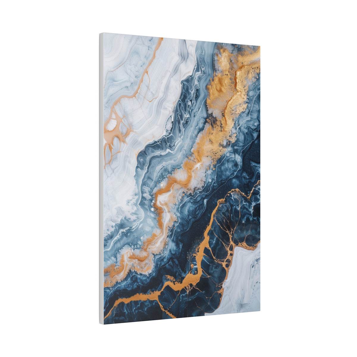 Marbled Dreams - Abstract Wall Art - Vertical Canvas - WA227