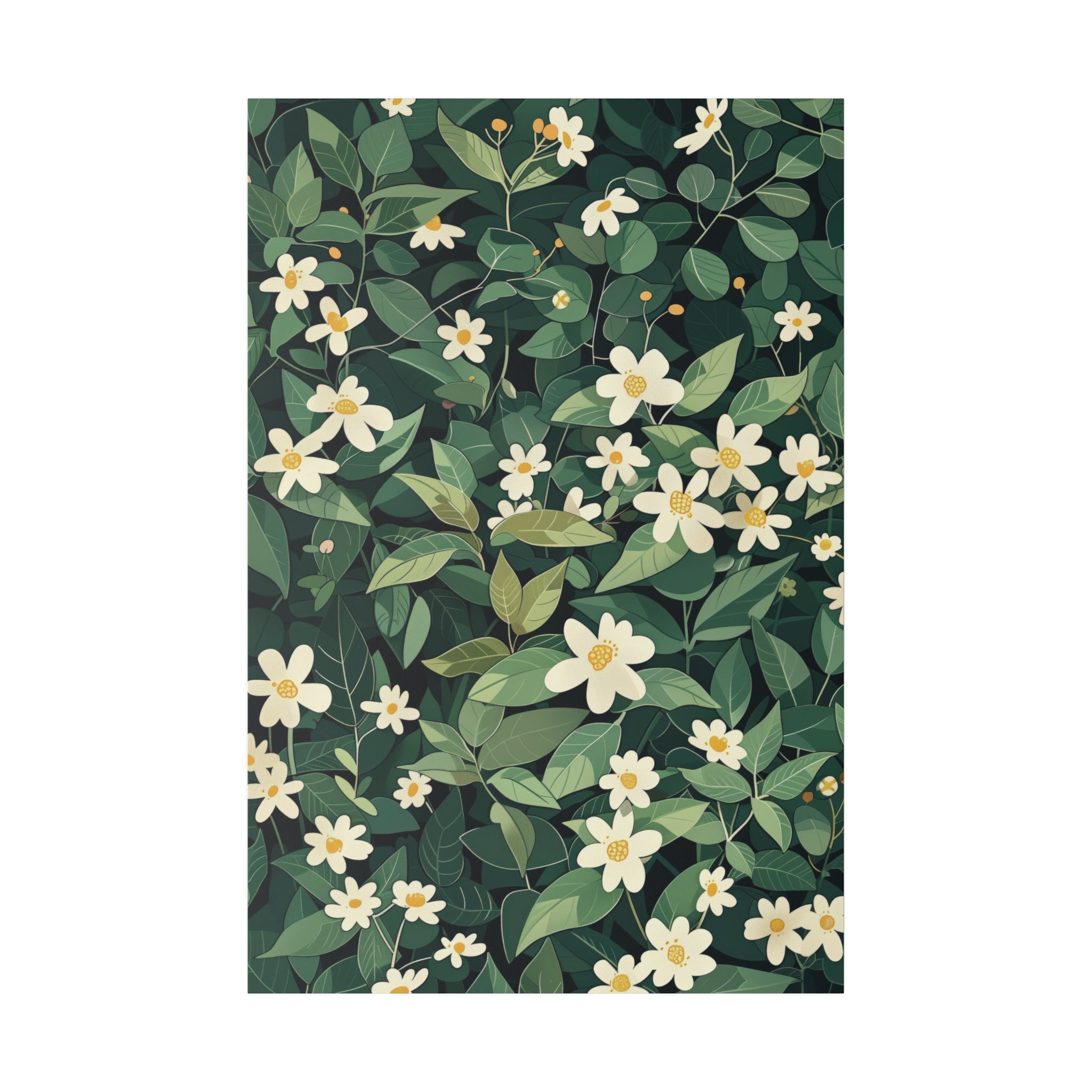 Flowers Wall Art - Botanical Wall Art - Vertical Canvas - WA65