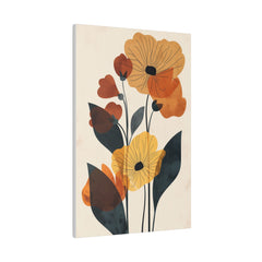 Flowers Wall Art - Botanical Wall Art - Vertical Canvas - WA52