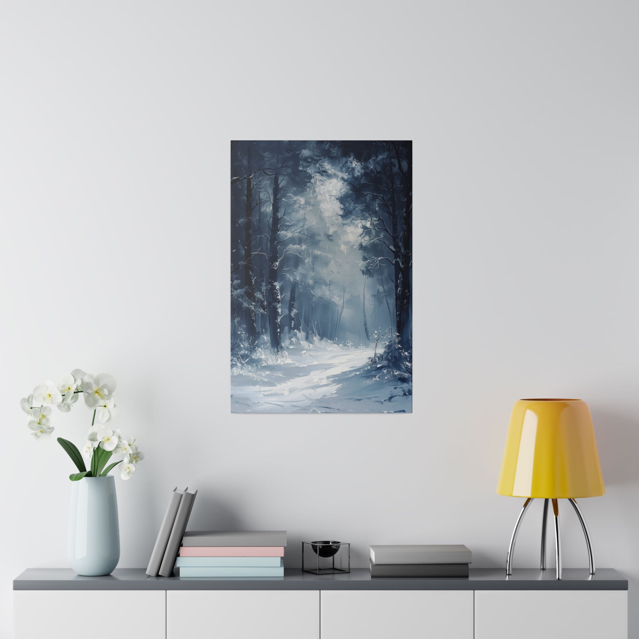 Chill of Winter - Nature Wall Art - Vertical Canvas - WA331