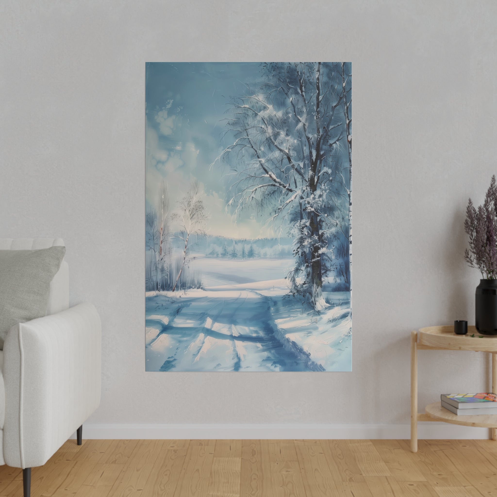 Endless Winter - Nature Wall Art - Vertical Canvas - WA332