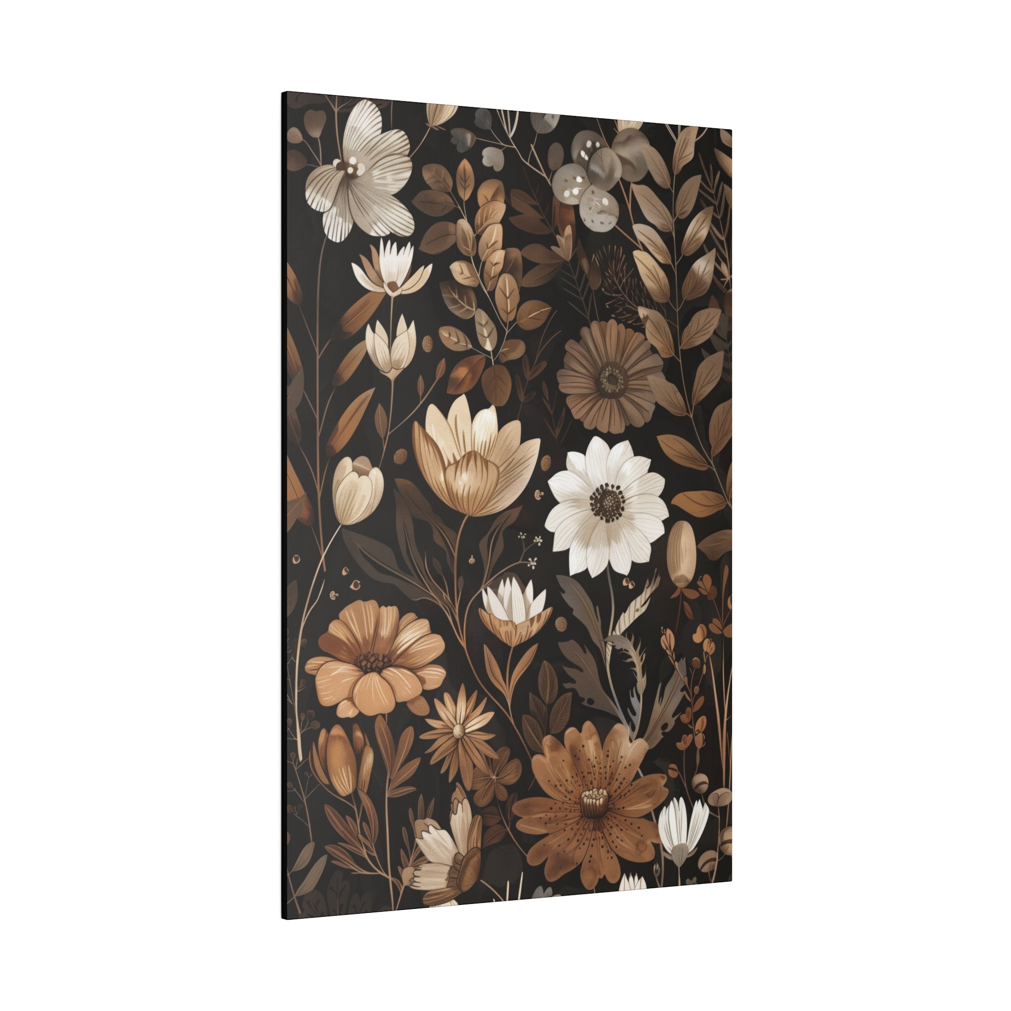 Flowers Wall Art - Botanical Wall Art - Vertical Canvas - WA46