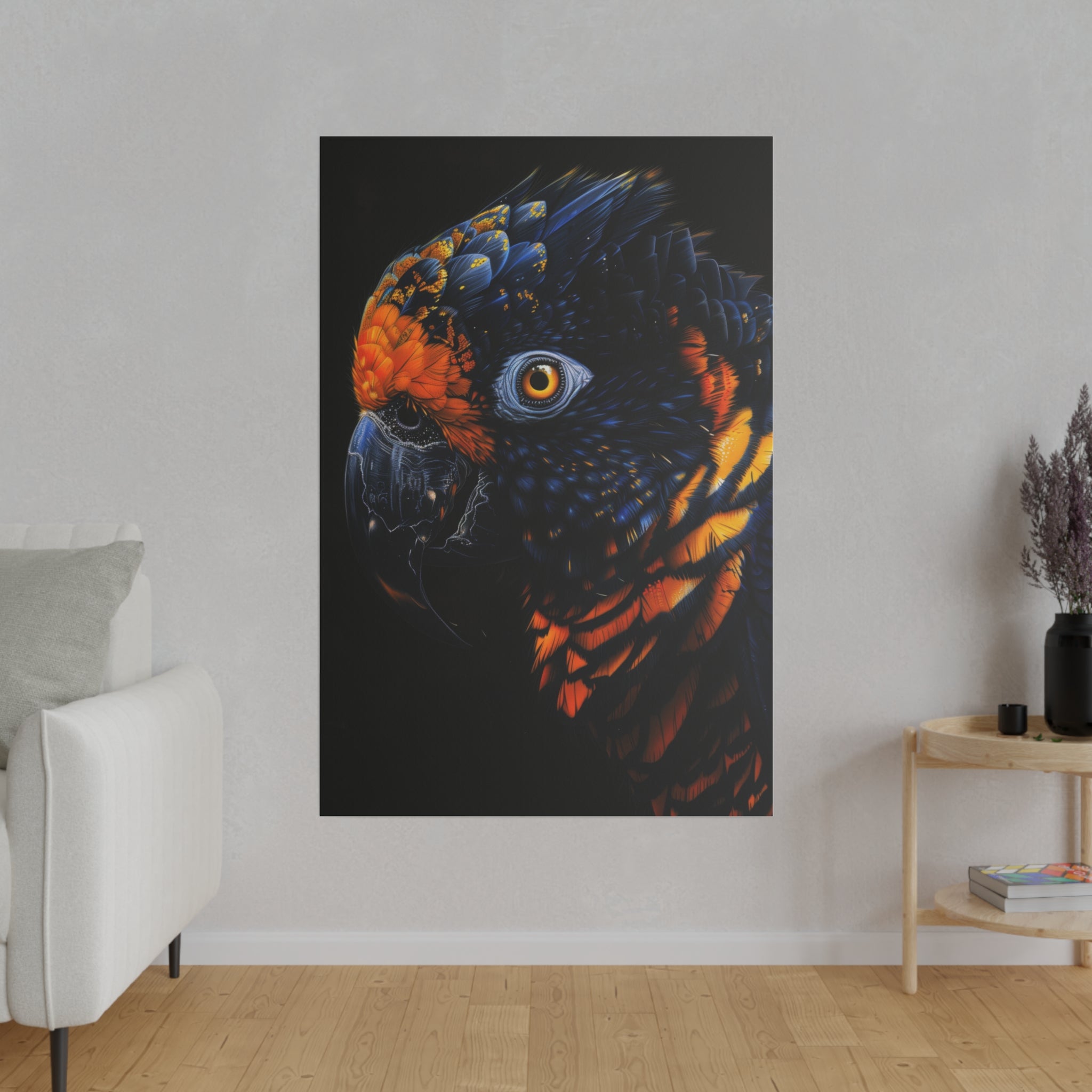 Majestic Parrot - Wildlife Wall Art - Vertical Canvas - WA290