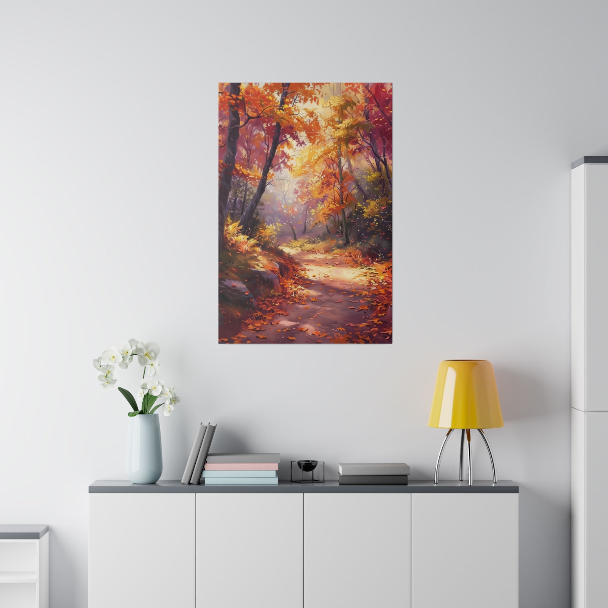 Autumn Serenity - Nature Wall Art - Vertical Canvas - WA315