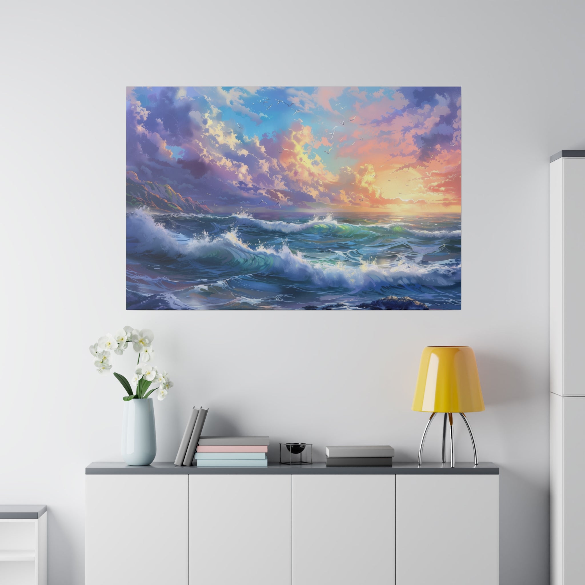 Ocean Wall Art - Horizontal Canvas - WA176