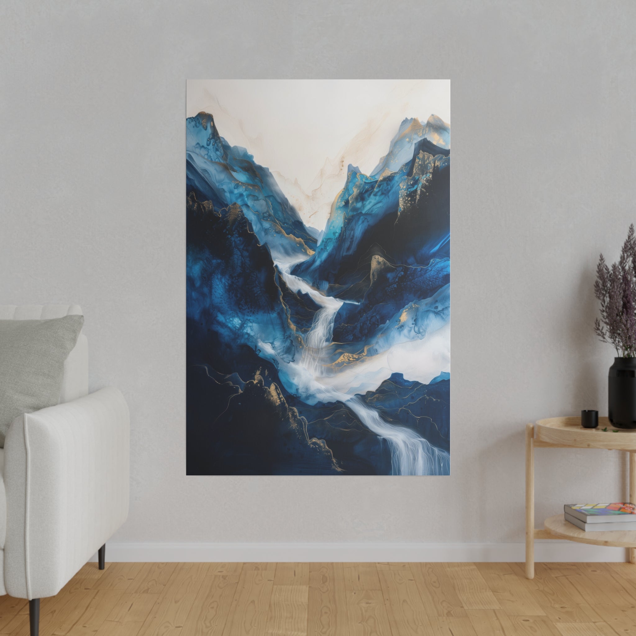 Ethereal Flow - Abstract Wall Art - Vertical Canvas - WA226