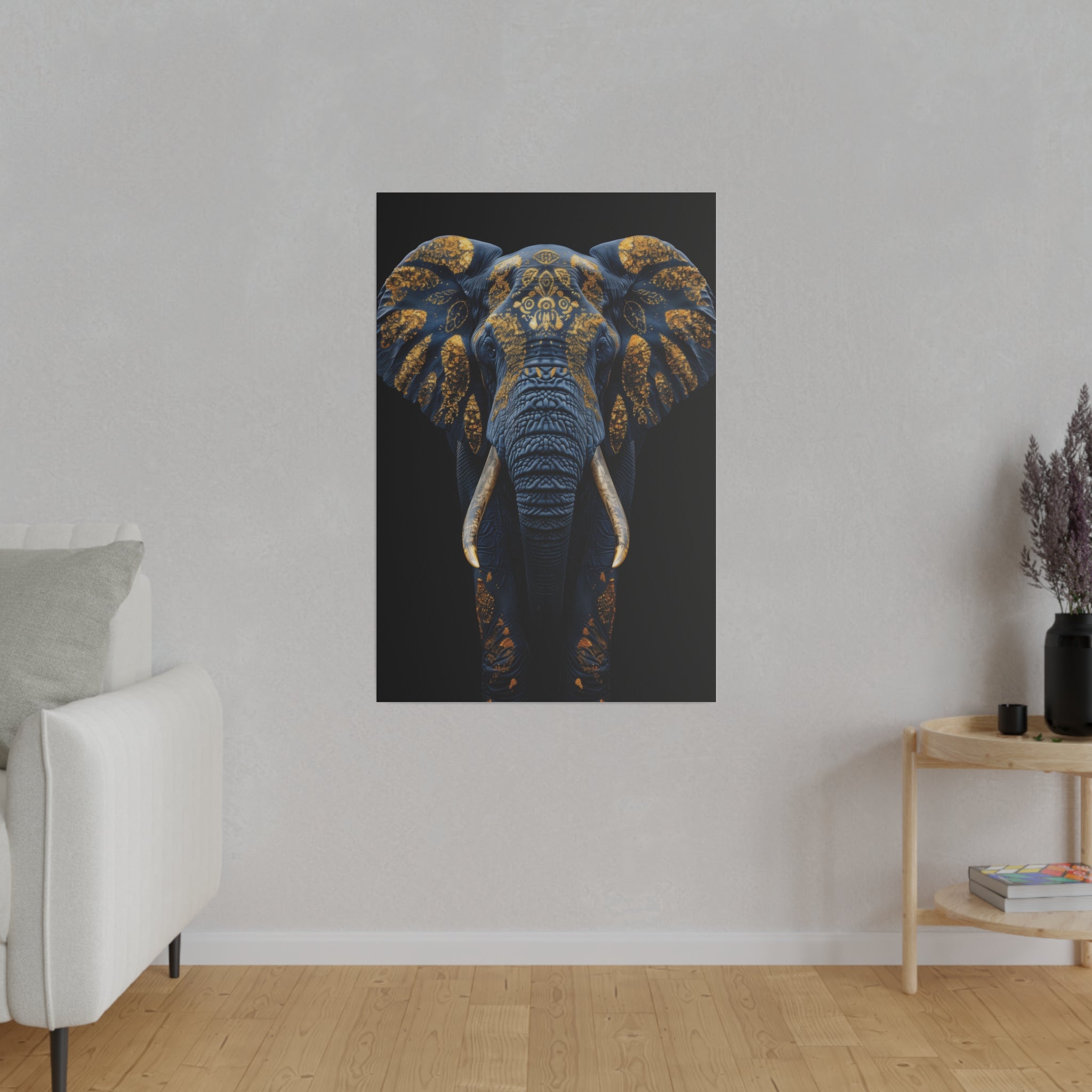 Majestic Elephant - Wildlife Wall Art - Vertical Canvas - WA272