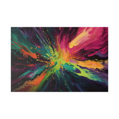 Explosive Symphony - Abstract Wall Art - Horizontal Canvas - WA214