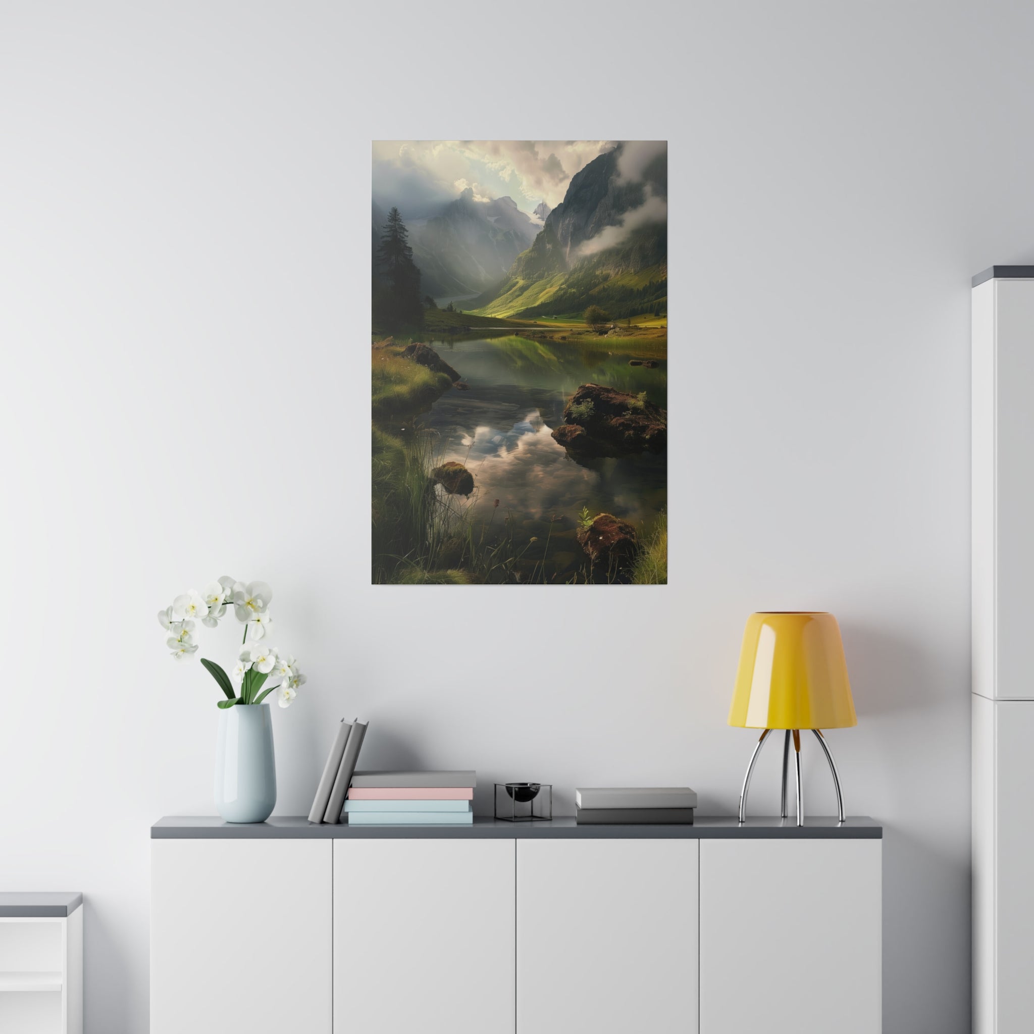 Whispers of the Alps - Nature Wall Art - Vertical Canvas - WA327