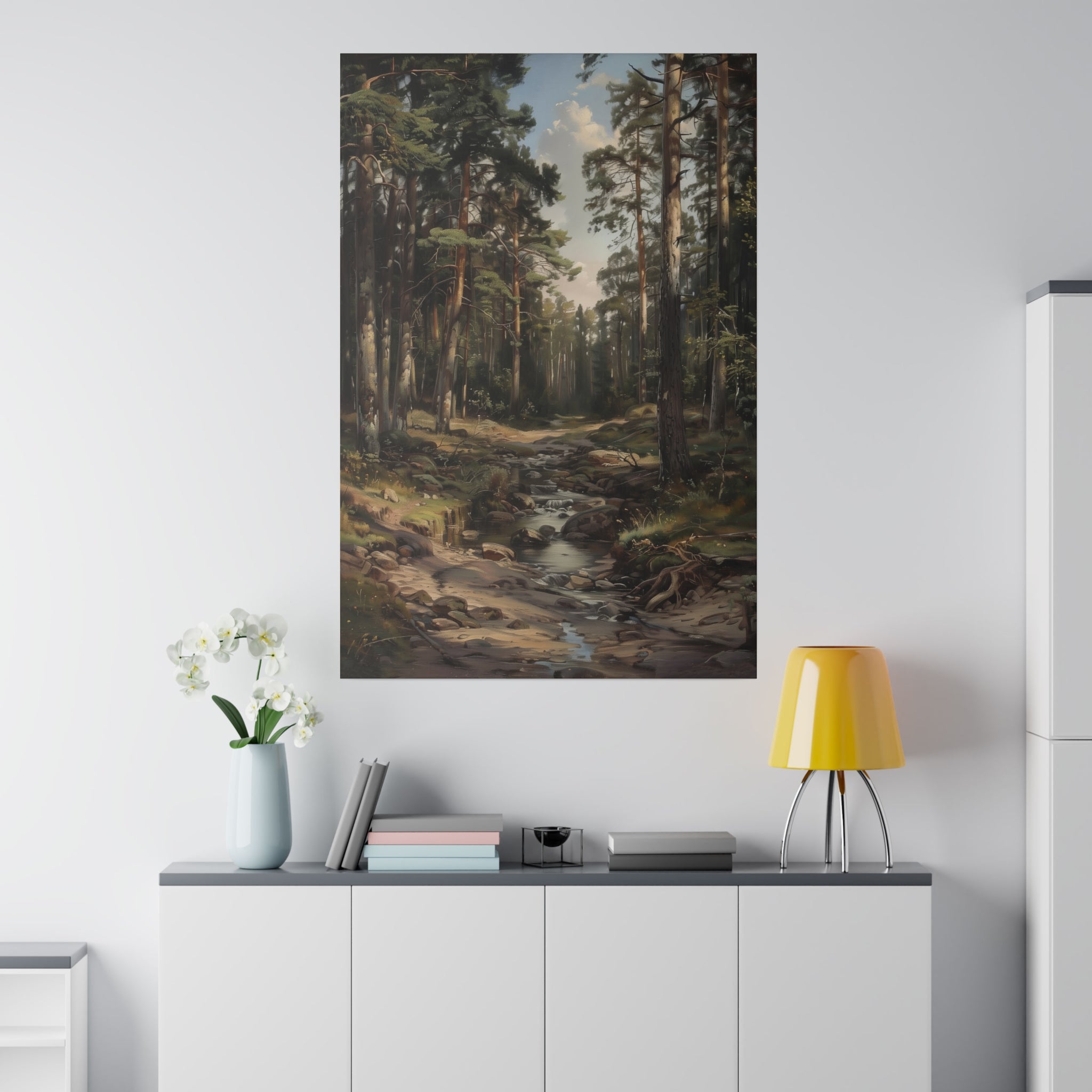 Beautiful Forest - Nature Wall Art - Vertical Canvas - WA91