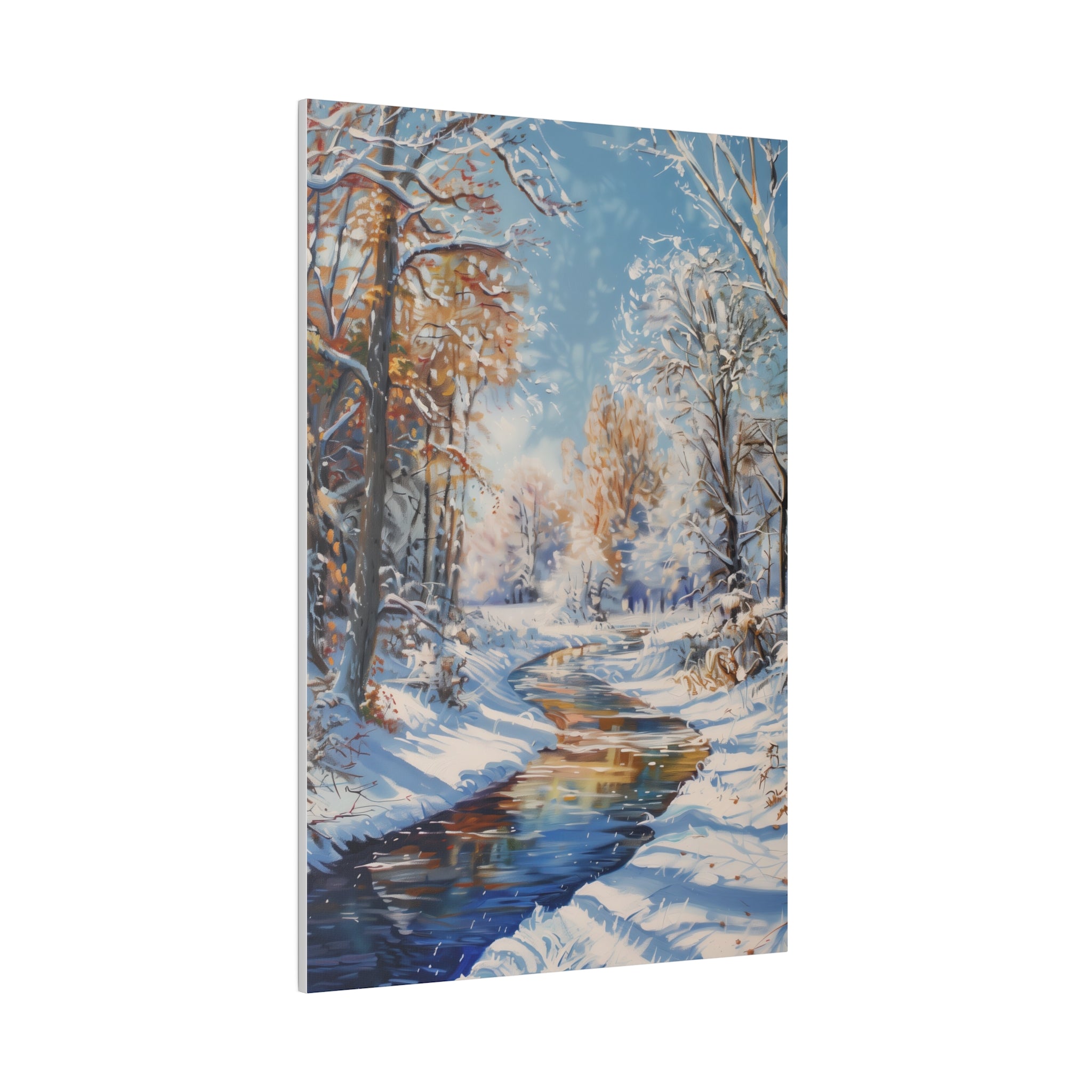 Graceful Winter - Nature Wall Art - Vertical Canvas - WA333