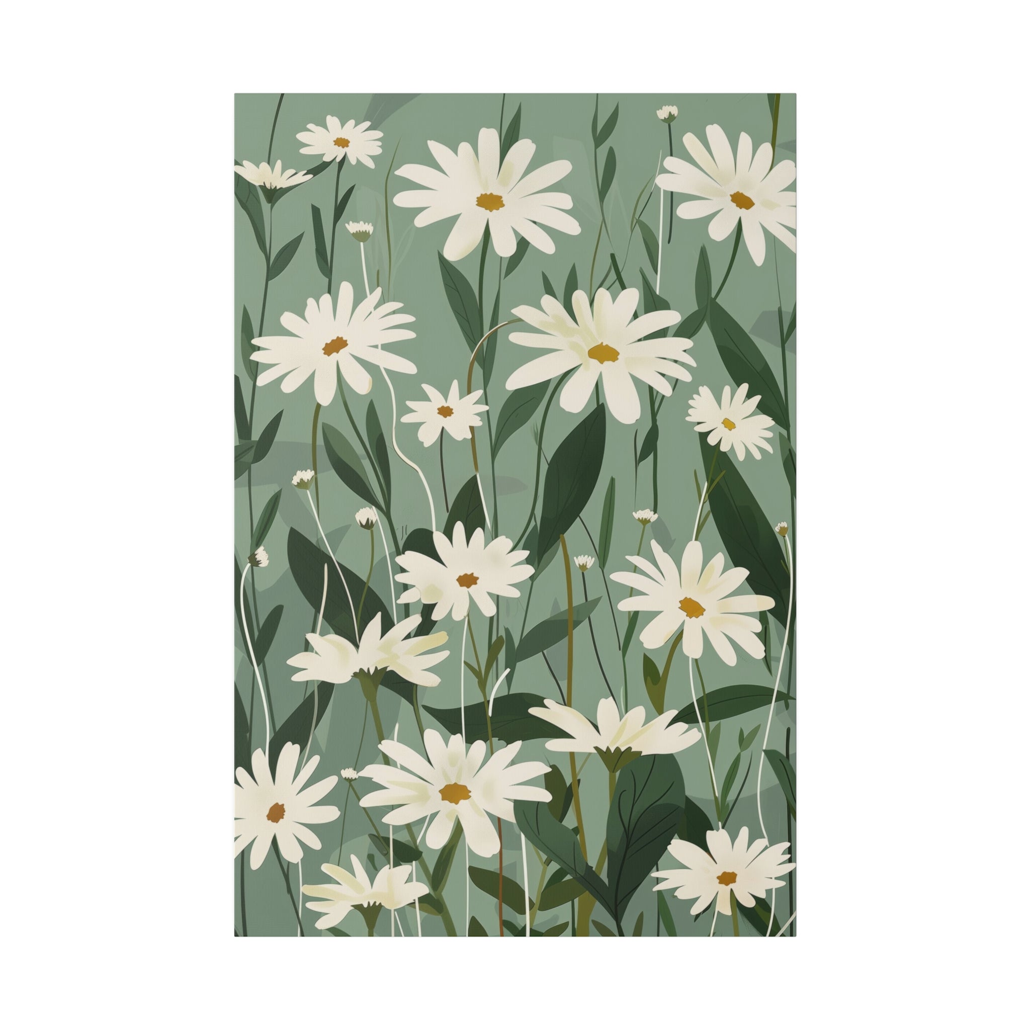 Flowers Wall Art - Botanical Wall Art - Vertical Canvas - WA64