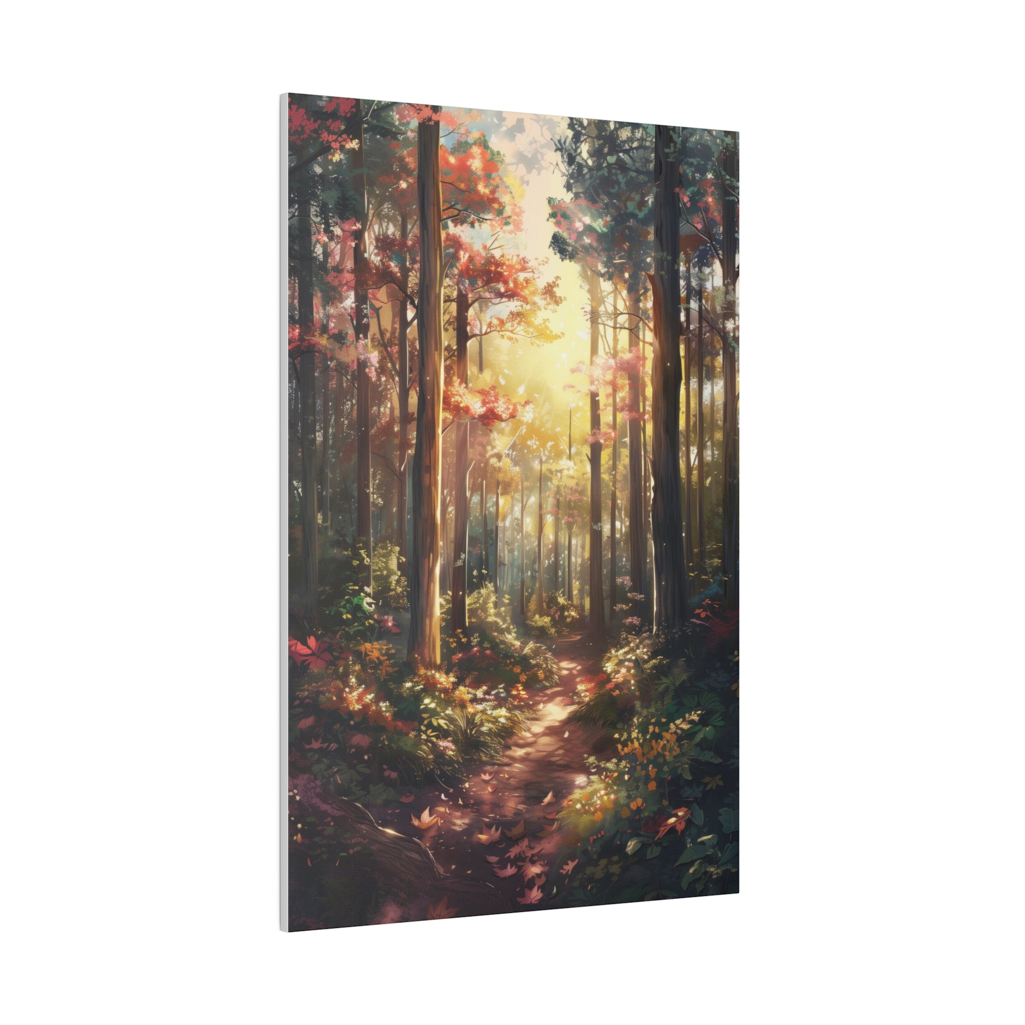 Beautiful Forest - Nature Wall Art - Vertical Canvas - WA81