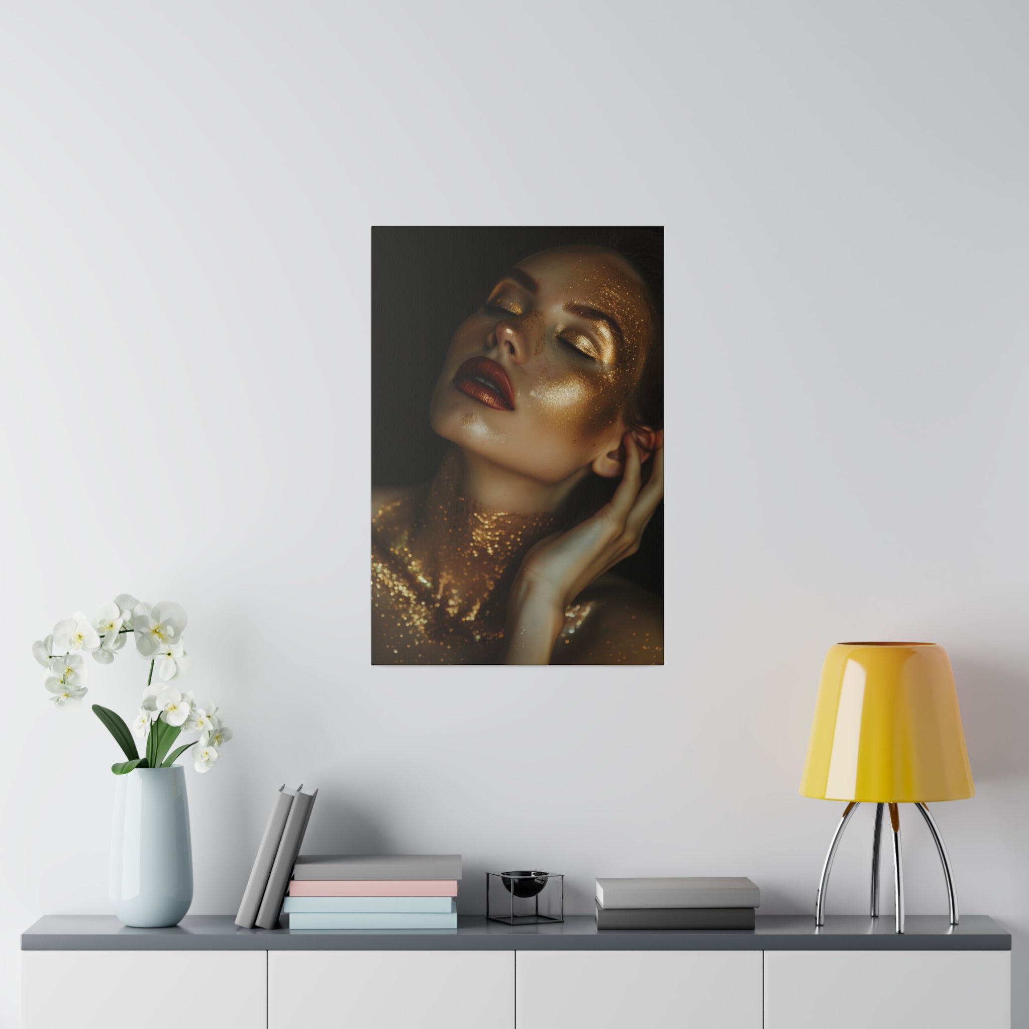 Woman in Gold - Luxury Themed Canvas - Vertical Canvas - WA77