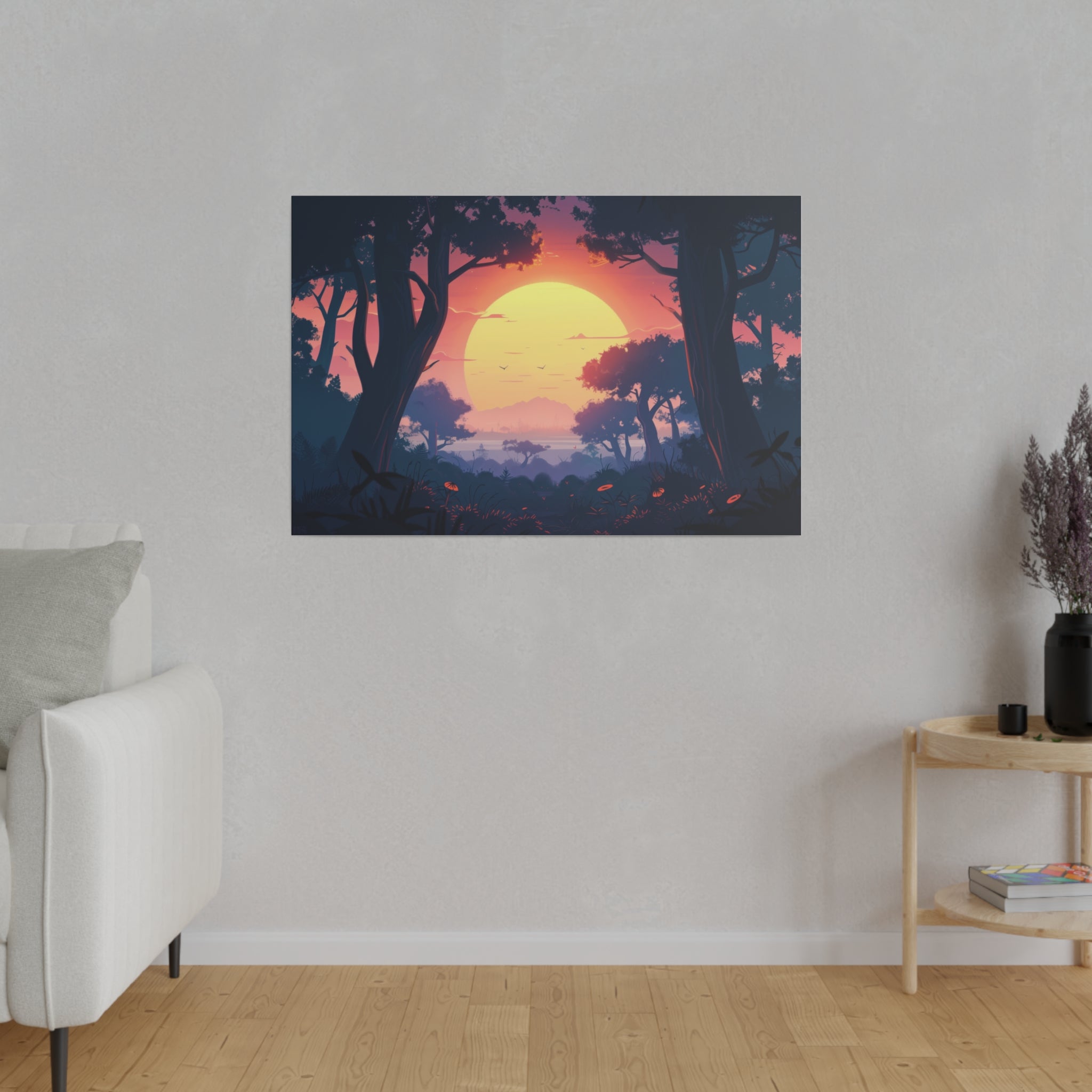 Abstract Wall Art - Horizontal Canvas - WA147