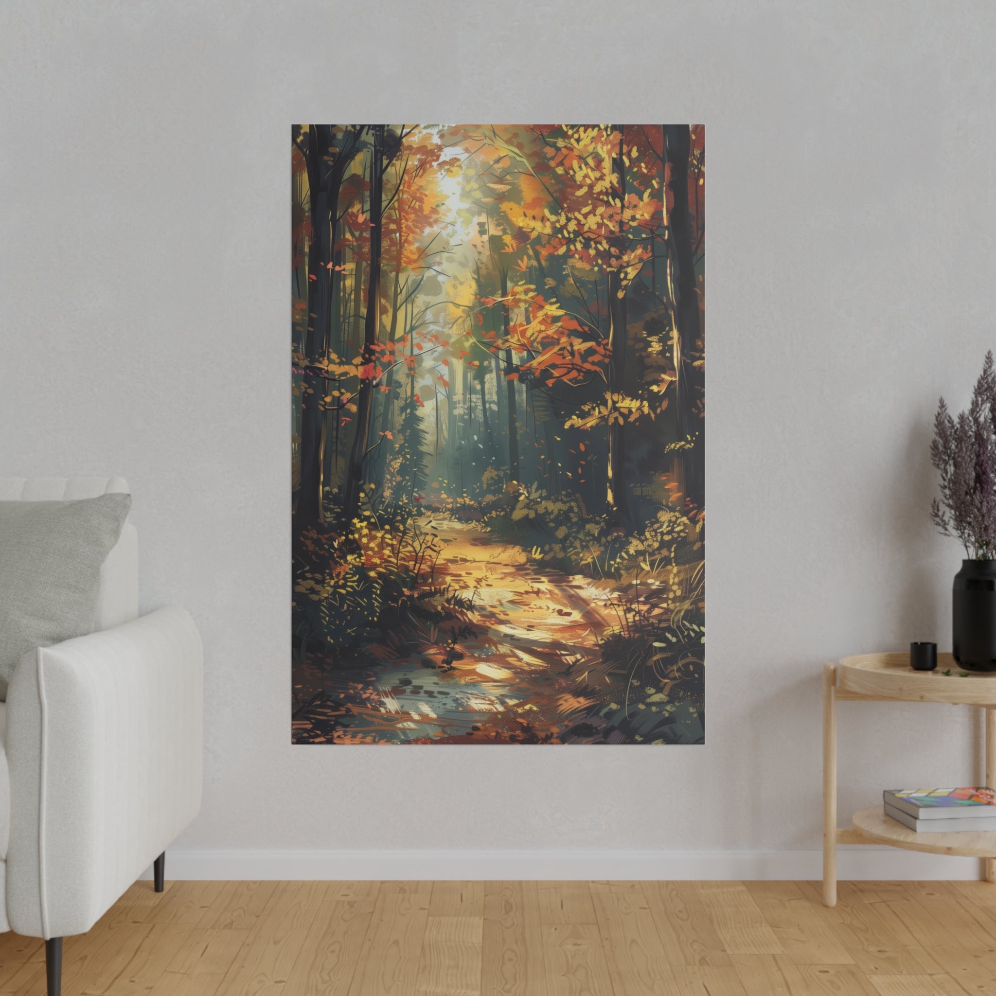 Beautiful Forest - Nature Wall Art - Vertical Canvas - WA83