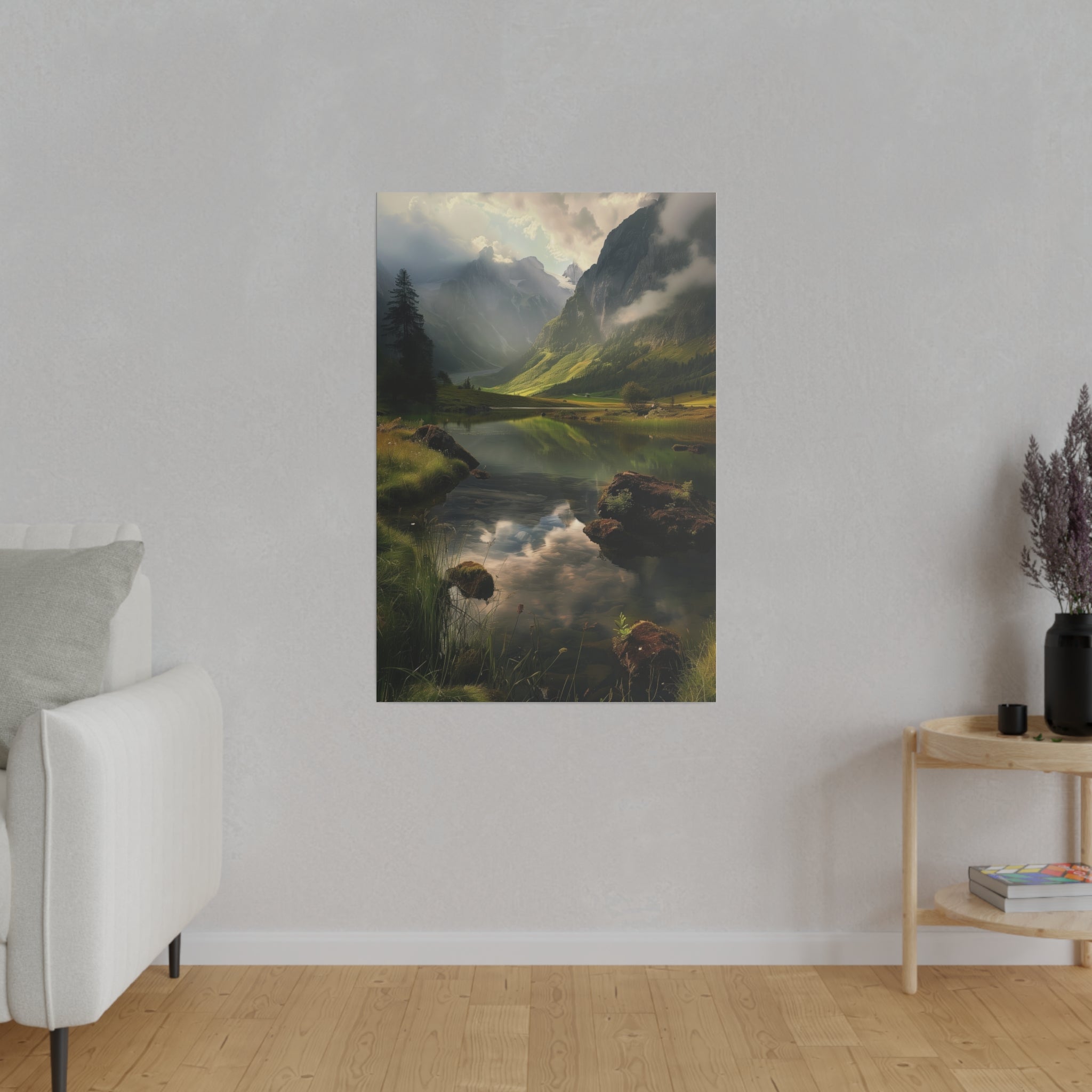 Whispers of the Alps - Nature Wall Art - Vertical Canvas - WA327