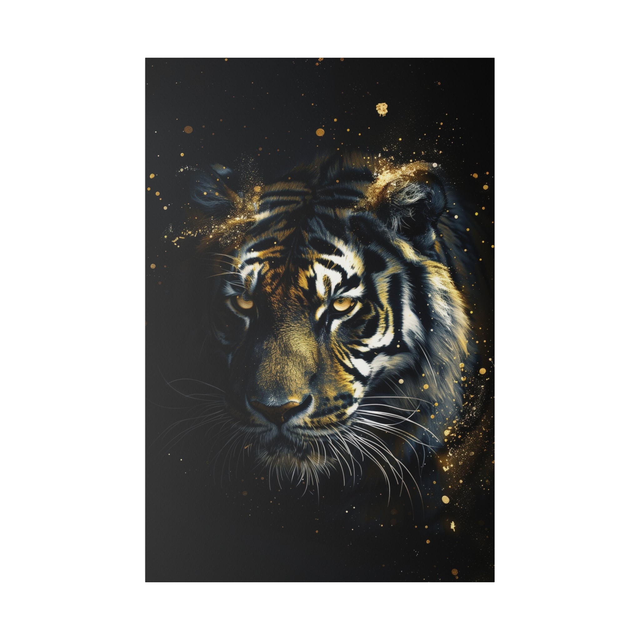 Tiger's Reign - Wildlife Wall Art - Vertical Canvas - WA267