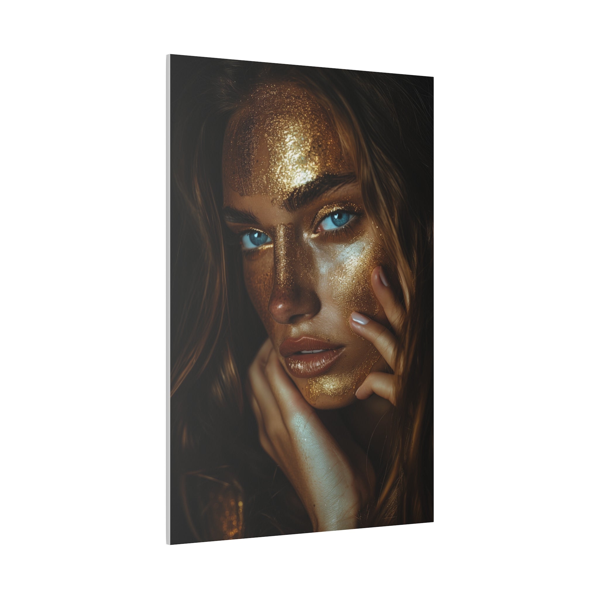 Woman in Gold - Luxury Themed Canvas - Vertical Canvas - WA76