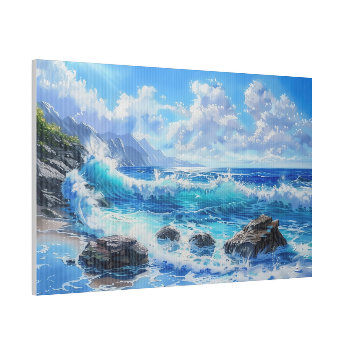 Ocean Wall Art - Horizontal Canvas - WA175