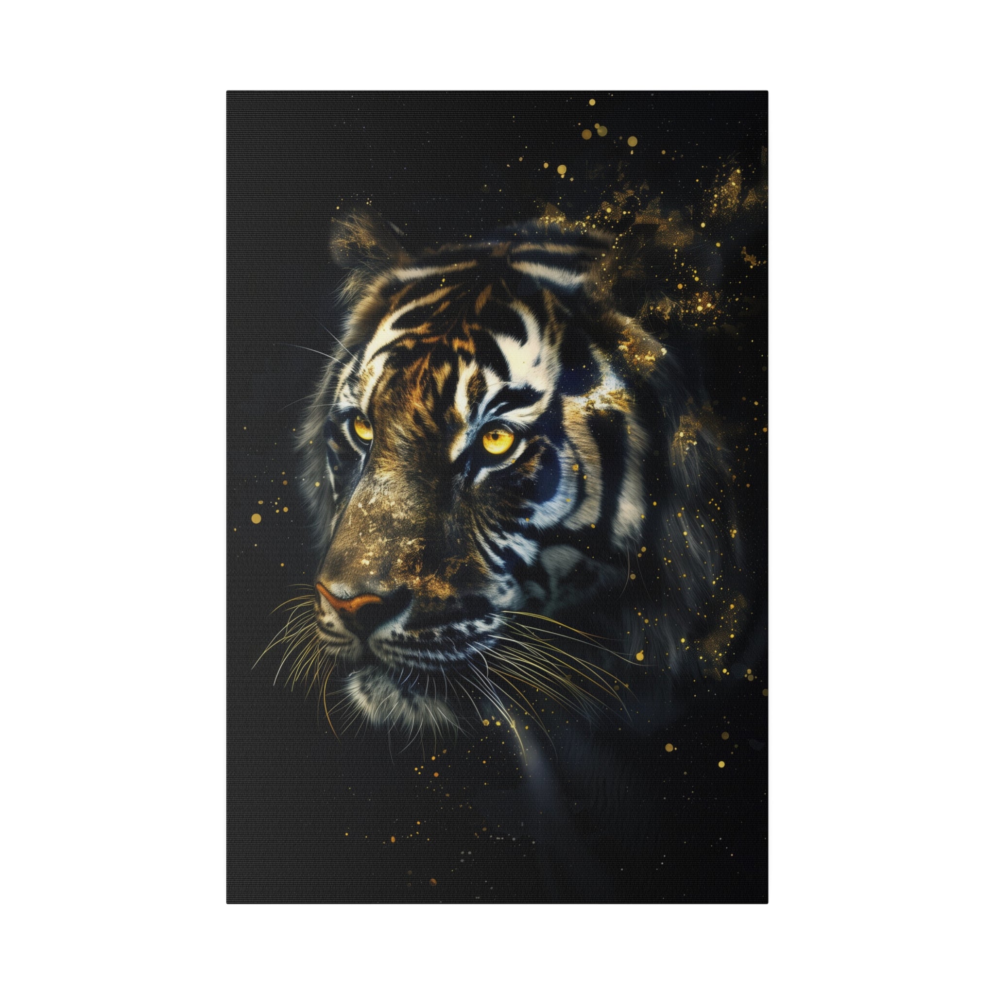 Tiger's Harmony - Wildlife Wall Art - Vertical Canvas - WA268