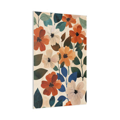 Flowers Wall Art - Botanical Wall Art - Vertical Canvas - WA57