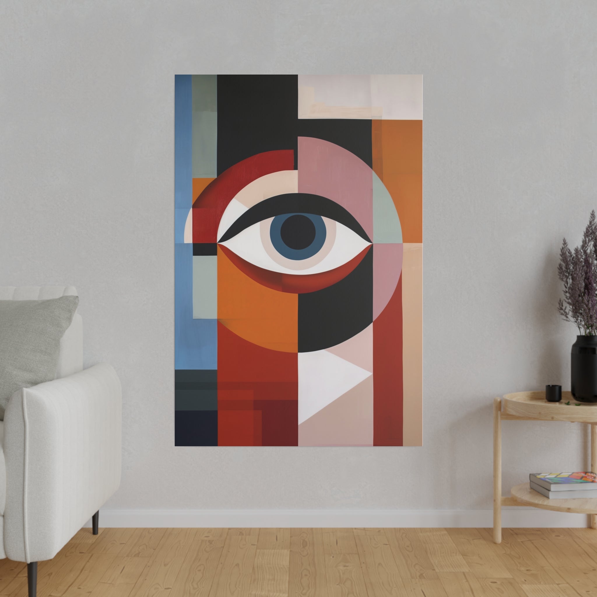 Abstract Wall Art - Vertical Canvas - WA22