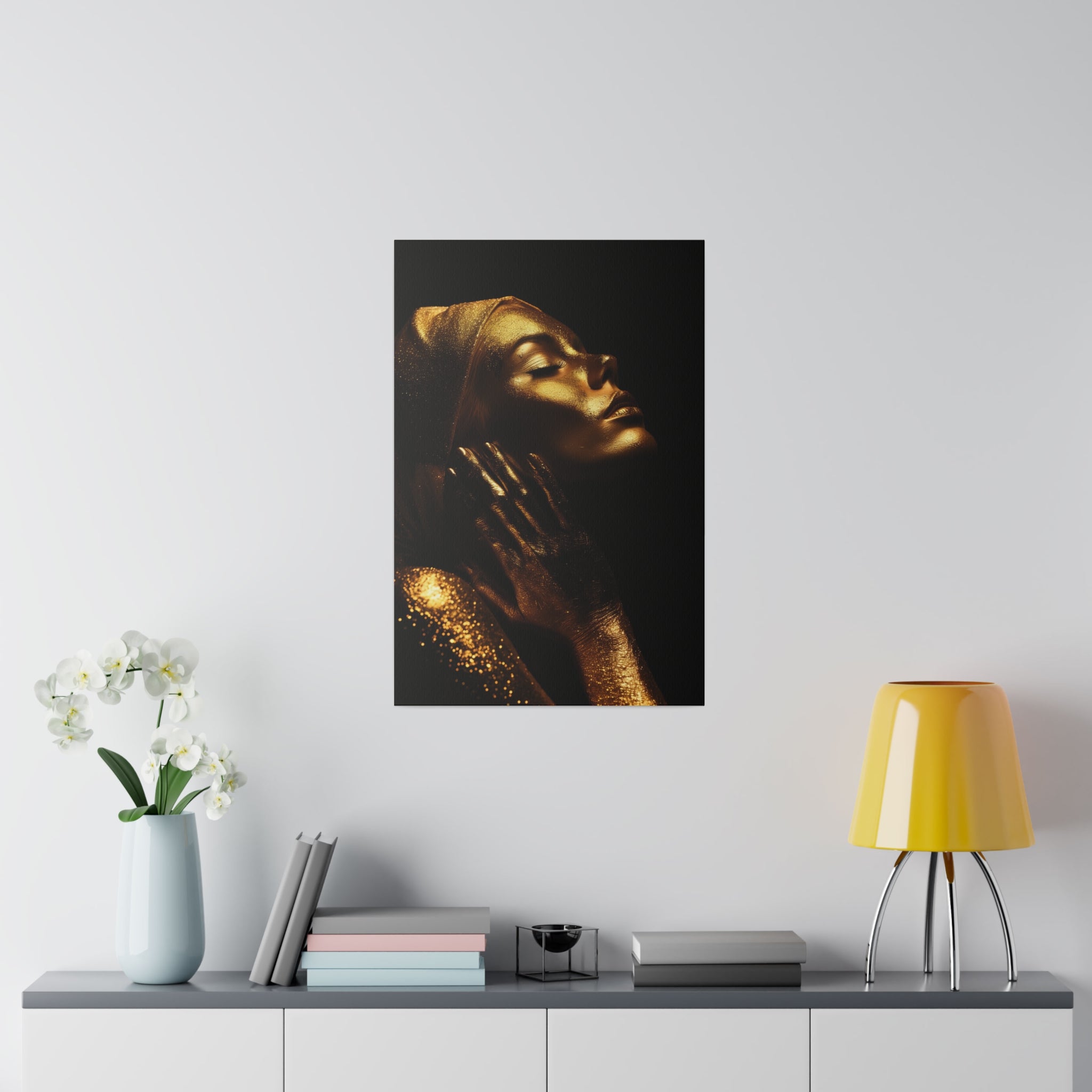 Woman in Gold - Luxury Themed Canvas - Vertical Canvas - WA71