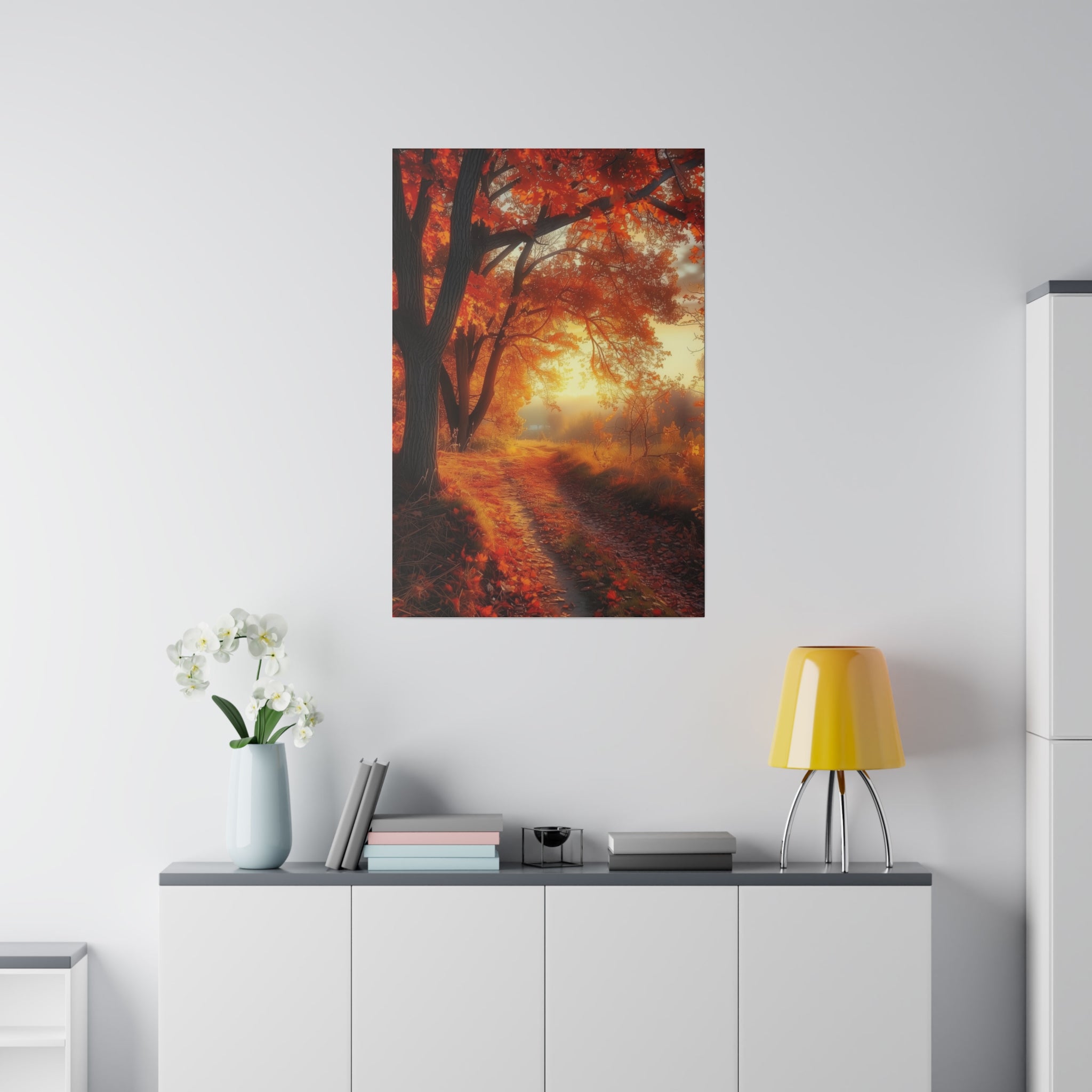 Autumn Reflections - Nature Wall Art - Vertical Canvas - WA318