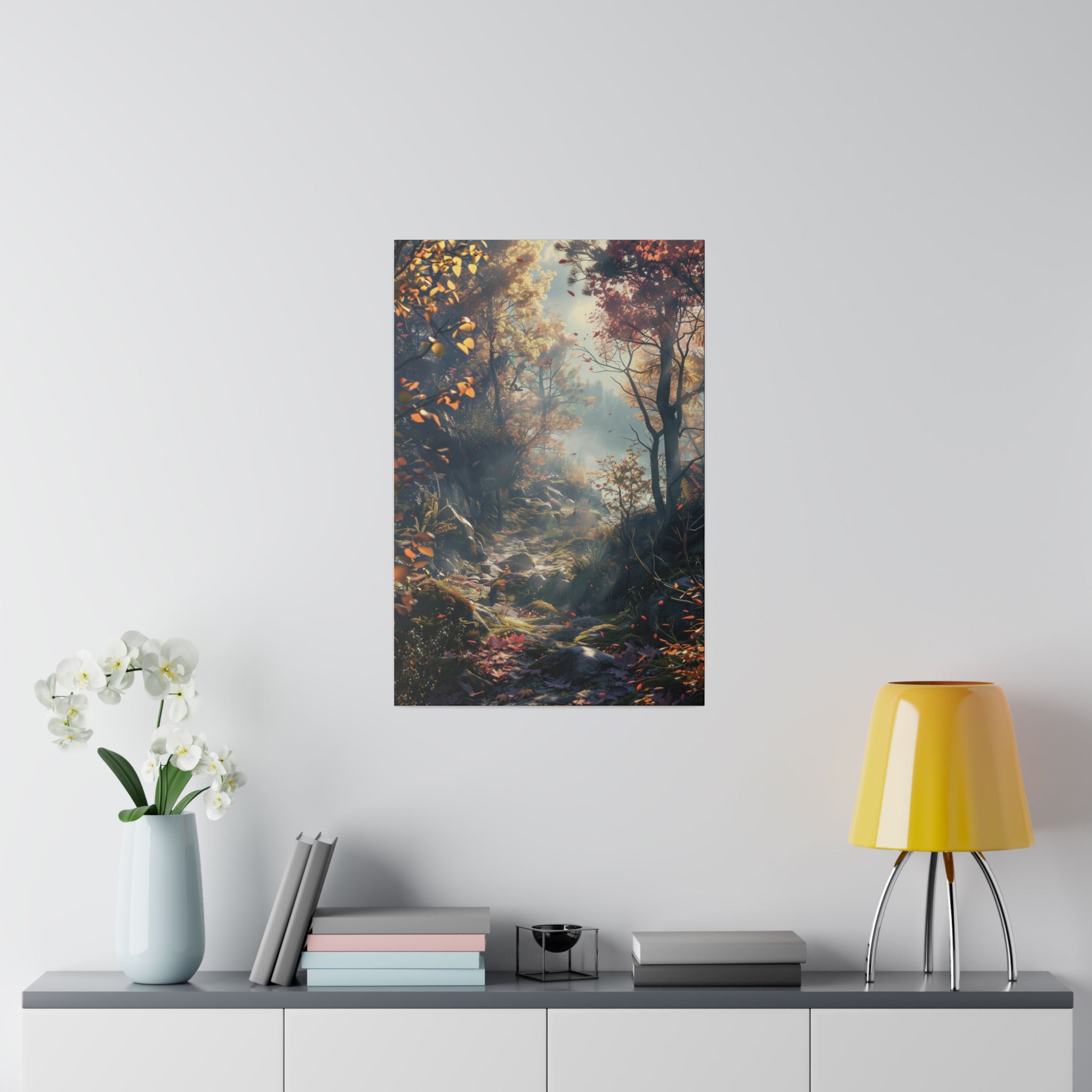 Beautiful Forest - Nature Wall Art - Vertical Canvas - WA85