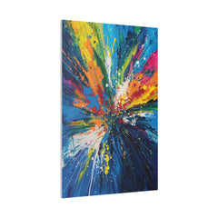 Ephemeral Explosion - Abstract Wall Art - Vertical Canvas - WA232